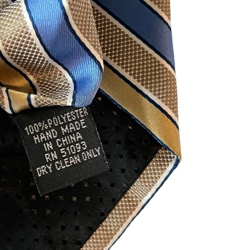 Stafford Wide Neck Tie Multicolor Diagonal Stripe‎ Classic Professional Business